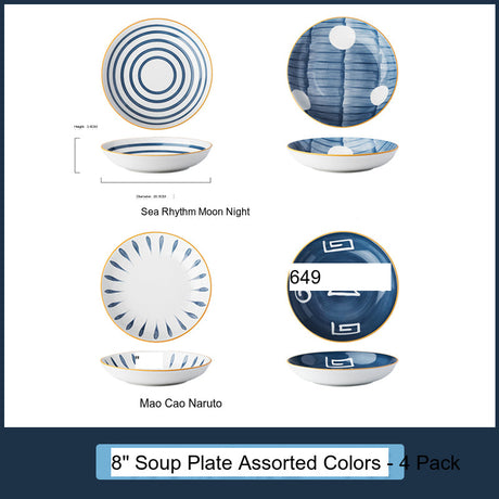 MOSE Japanese Dinner Plate Set from MOSE