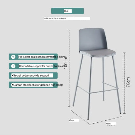 ABOUT WHITE Zhenhua Minimalist Modern Bar Stool from ABOUT WHITE
