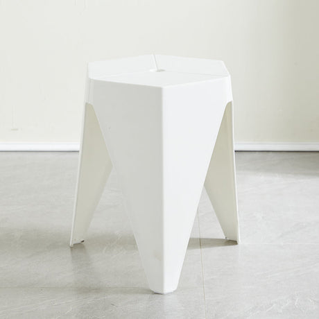 CHENGXIN HOME Isolde Stackable Nordic Round Stool - Modern Dining Bench from CHENGXIN HOME