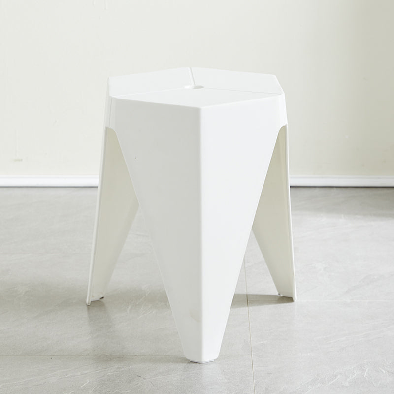 CHENGXIN HOME Isolde Stackable Nordic Round Stool - Modern Dining Bench from CHENGXIN HOME