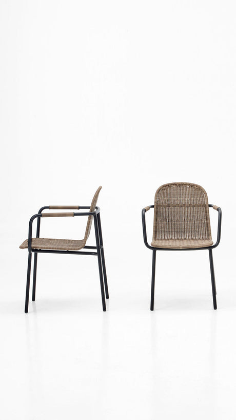 DIME GARDEN Luciana Stylish Rattan 3-Piece Outdoor Set from DIME GARDEN