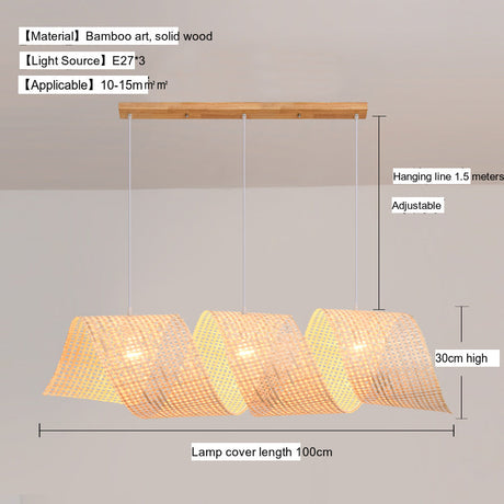 BOJI Kiyoshi Elegant Artistic Ceiling Lamp Living Room Decor from BOJI