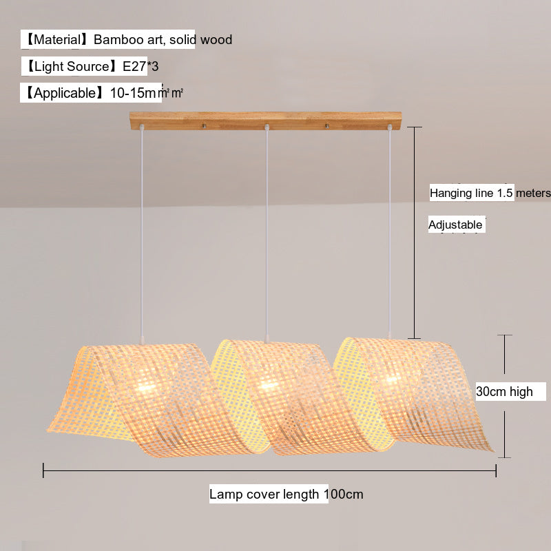 BOJI Kiyoshi Elegant Artistic Ceiling Lamp Living Room Decor from BOJI