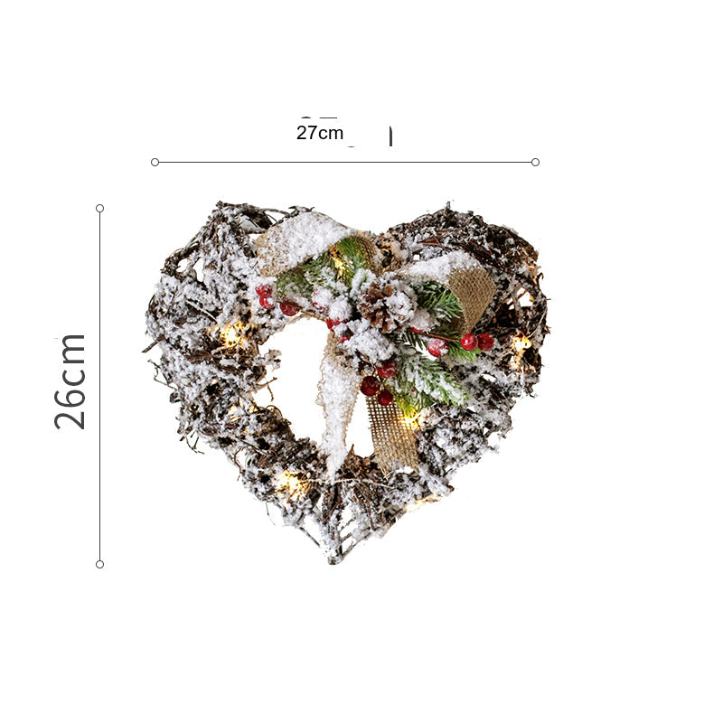 JUHAN Elowen Festive Heart-Shaped Wall Ring Decor from JUHAN