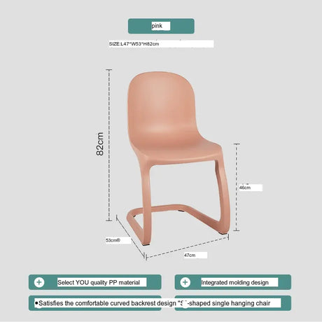 ABOUT WHITE Sapporo Chic Minimalist Dining Chair from ABOUT WHITE