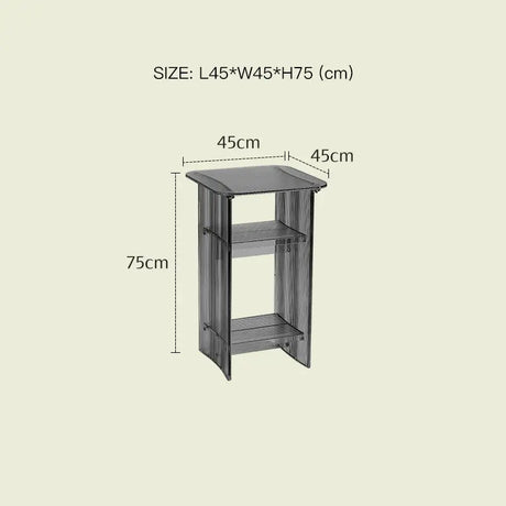 LAZYSPACE Chloe Acrylic Storage Desk from LAZYSPACE