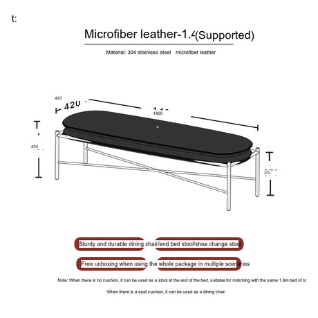 TELLS Marisol Vintage Luxe Leather Porch Bench from TELLS
