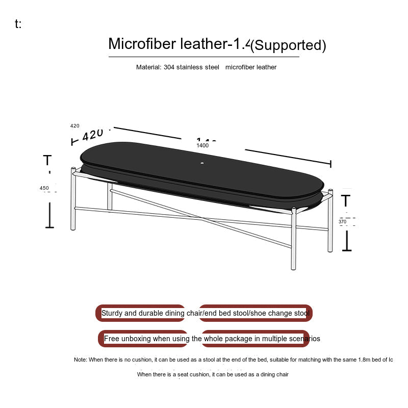 TELLS Marisol Vintage Luxe Leather Porch Bench from TELLS