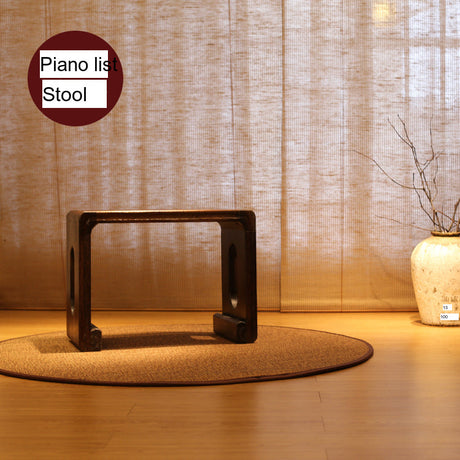 PAULOWNIA Akiro Zen Minimalist Piano Table & Stools Set from PAULOWNIA