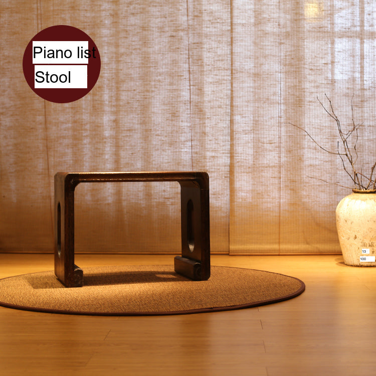 PAULOWNIA Akiro Zen Minimalist Piano Table & Stools Set from PAULOWNIA