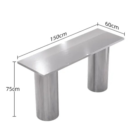 SM Lucas Rectangular Stainless Steel Clothing Stand from SM