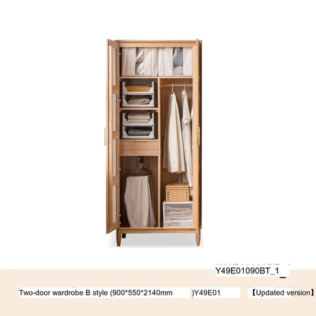 GENJI Aishiko Customizable Nordic Oak Wardrobe from GENJI
