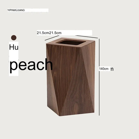 FIRST CLASS CARPENTER Ylva Elegant Rustic Design Garbage Can from FIRST CLASS CARPENTER