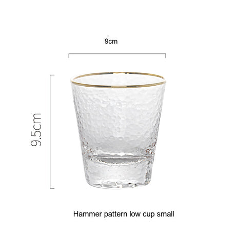 LIVETAI Adriano Elegant Golden Border Glass Cup from LIVETAI