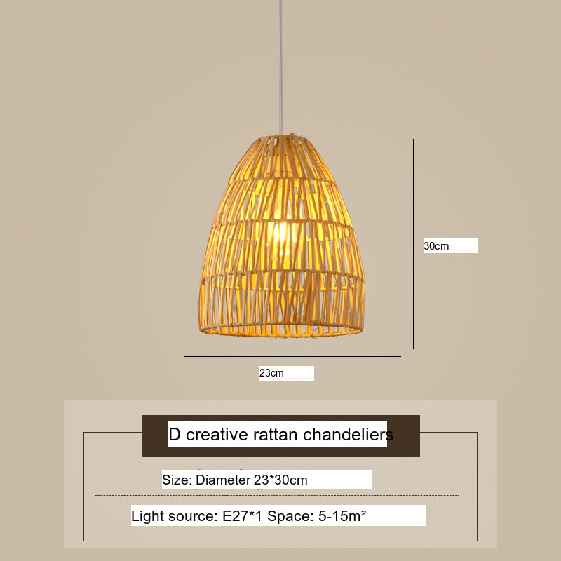 BOJI Kintaro Elegant Bamboo Chandeliers from BOJI