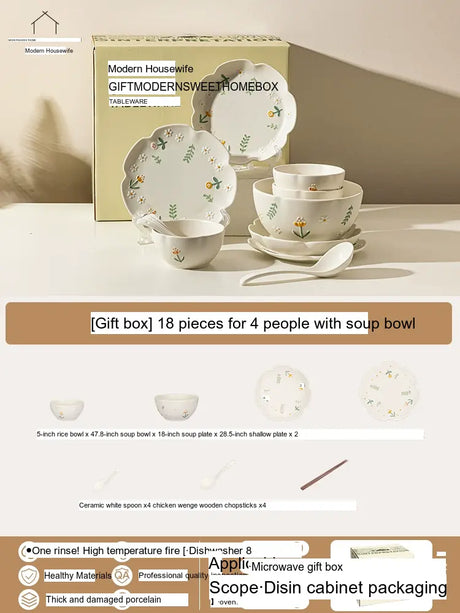 MH Elowen Vibrant Ceramic Chopstick Set from MH