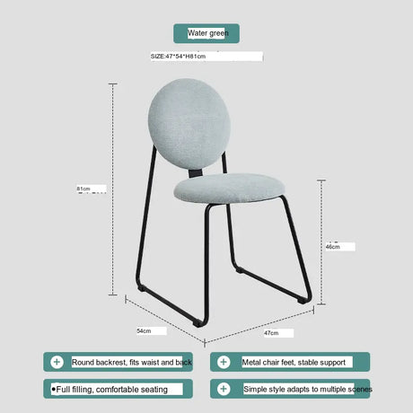 ABOUT WHITE Suyama Elegant Minimalist Dining Chair from ABOUT WHITE