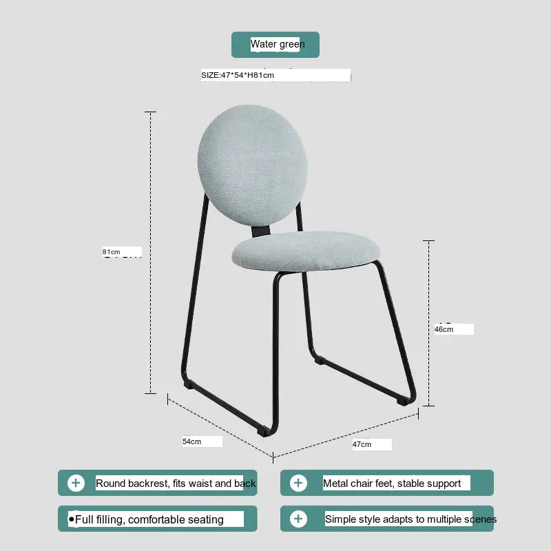 ABOUT WHITE Suyama Elegant Minimalist Dining Chair from ABOUT WHITE