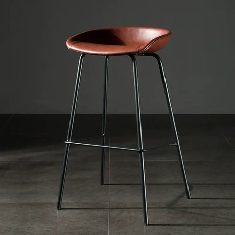 ABOUT WHITE Isadora Minimalist Iron High Bar Stool from ABOUT WHITE