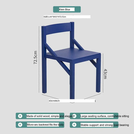 ABOUT WHITE Tenjin Minimalist Solid Wood Dining Chair from ABOUT WHITE