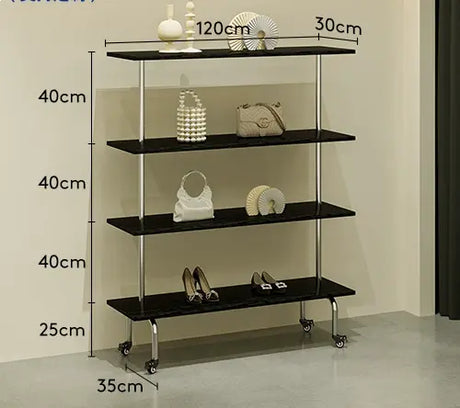 SM Liam Black Shoes and Clothing Stand from SM