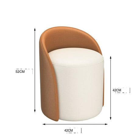 FANMINGDI Isidora Chic Backrest Makeup Stool from FANMINGDI