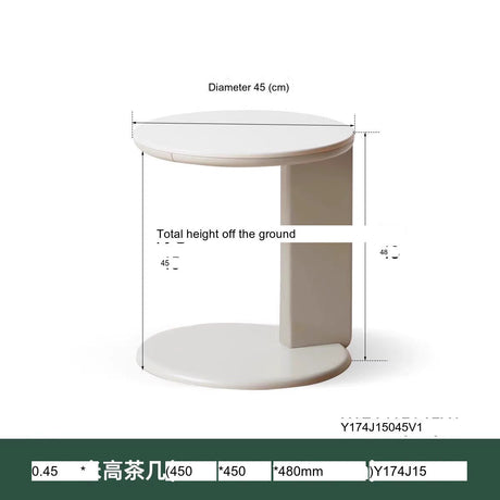 GENJI Isadora Elegant Nordic Solid Wood Tea Table from GENJI