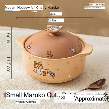 MH Isadora Charming Retro Soup Pot - Ceramic Casserole from MH