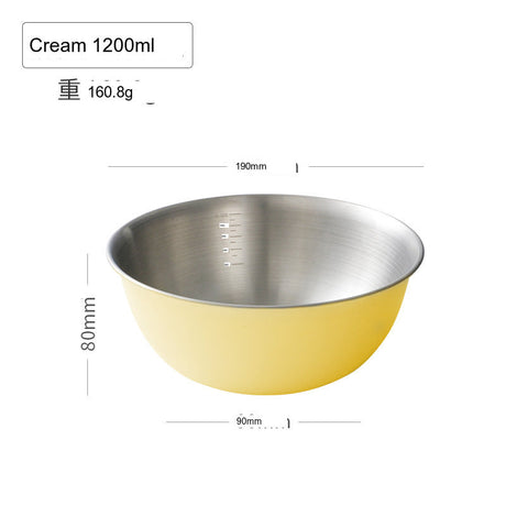 SUCO Akihiko Elegant Stainless Steel Salad Bowl from SUCO