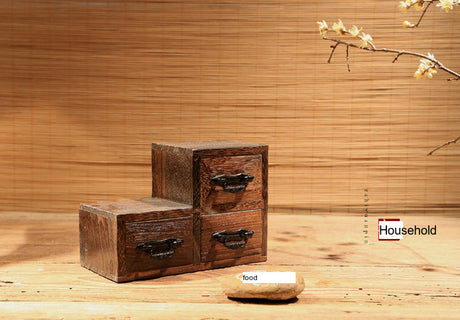 PAULOWNIA Lucinda Elegant Wooden Jewelry Storage Box from PAULOWNIA