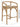 GENJI Kintaro Rustic Elegant Solid Wood Dining Chair from GENJI