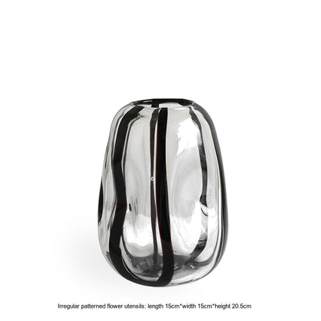 VAVINCI Mitsuki Elegant Glass Floral Centerpiece Vase from VAVINCI