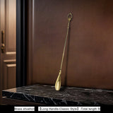 LIVETAI Isadora Elegant Brass Long Handle Shoe Horn from LIVETAI