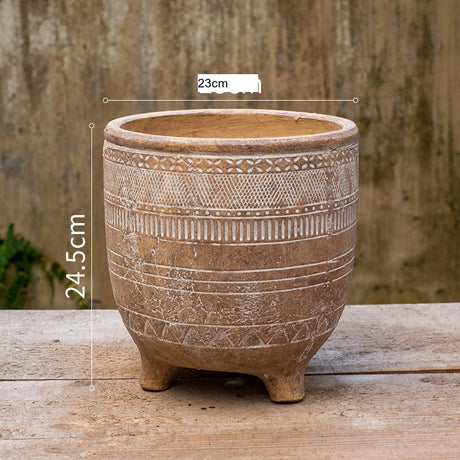 JUHAN Isolde Retro Big Breathable Flowerpot Boho Style from JUHAN