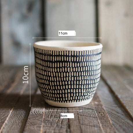 JUHAN Isolde Chic Geometric Cement Flowerpot from JUHAN