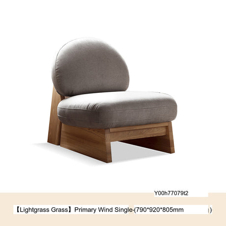 GENJI Hiroshi Elegant Small-Sized Solid Wood Sofa from GENJI