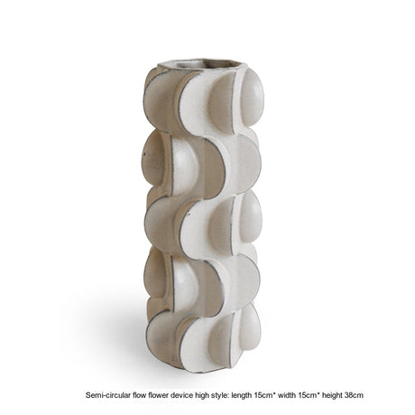 VAVINCI Marisol Elegant Geometric Ceramic Vase from VAVINCI