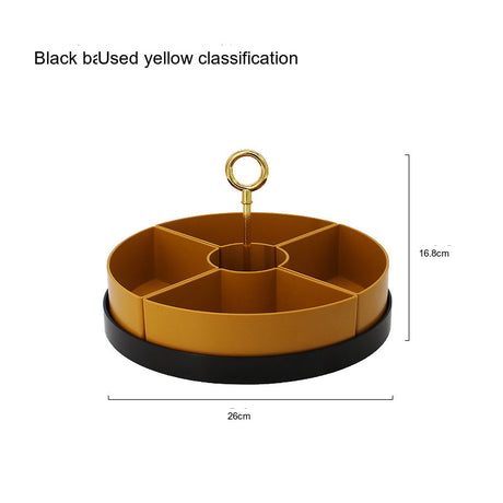 EPIUS Thimbu Elegant Four-Compartment Snack Plate from EPIUS