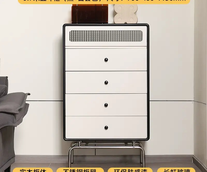 LINYUE Juliette French Multi-Drawer Bed End Cabinet from LINYUE