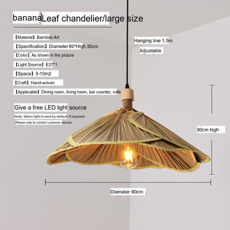 BOJI Kaori Elegance Bamboo Lantern Living Room Light from BOJI