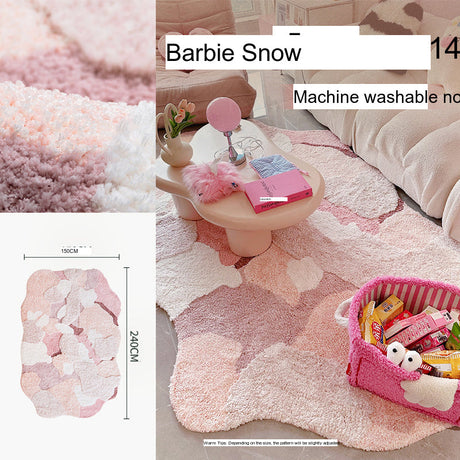 KENZAKI Sakura Snow Washable Rug from KENZAKI