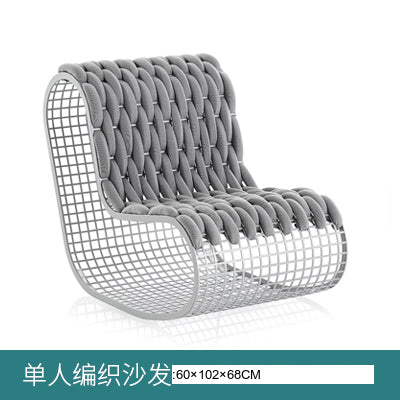 OMONO Lysandra Cozy Rustic Armchair from OMONO