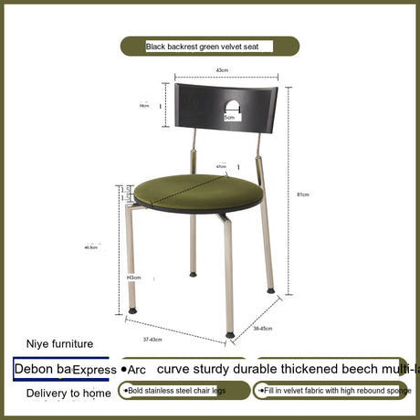 NIYE Isadora Vintage Solid Wood Balcony Chair from NIYE