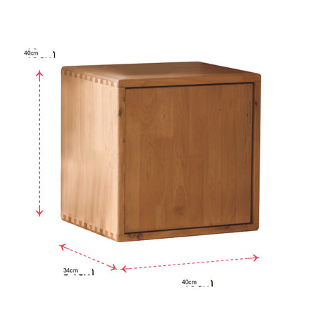 BAIYA SHUNAN Akira Elegant Natural Wood Storage Bookshelf from BAIYA SHUNAN