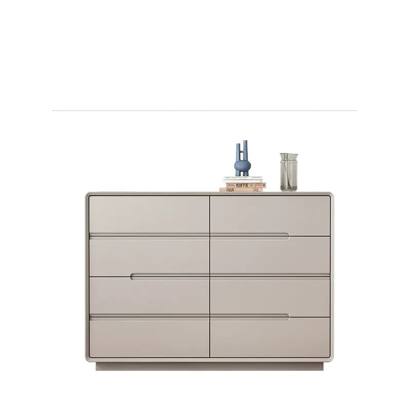 LINYUE Gideon Italian Black Minimalist Multi-Drawer Cabinet from LINYUE