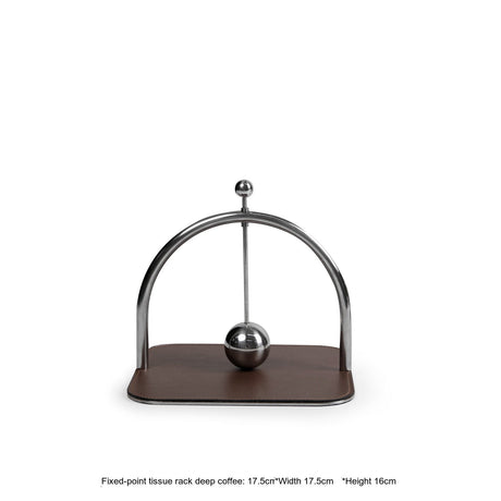 VAVINCI Paloma Modern Metal Leather Paper Towel Rack from VAVINCI
