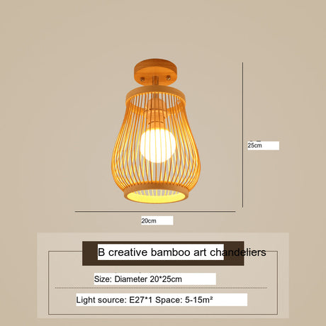 BOJI Kenji Vintage Rustic Lantern Ceiling Light from BOJI