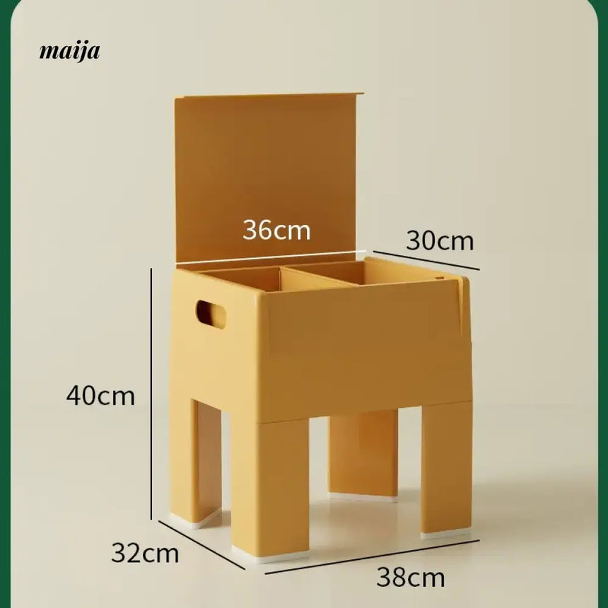 PUMPKIN BOX Creative Low Shoe Stool from PUMPKIN BOX