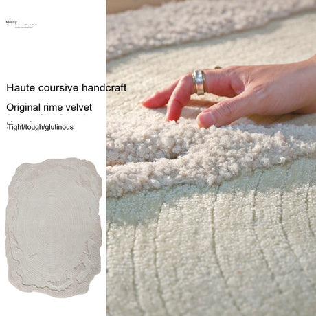 MOXI Hikaru Minimalist Coffee Table Edge Blanket Carpet from MOXI