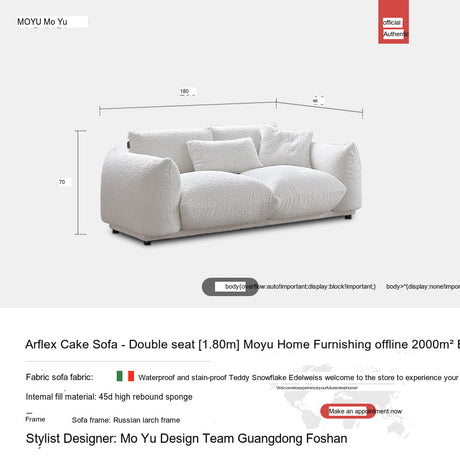 MOYU Lichtenstein Chic Designer Sofa from MOYU